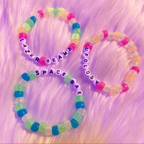 Hand Crafted Jewelry - Cotton Kandi 👽 Space Bae